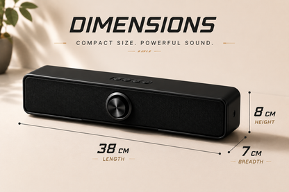 Sellaroh™ Portable Bluetooth Soundbar "